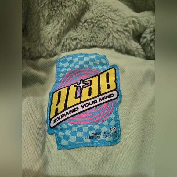 A. LAB Kendra Frog Green Half Zip Hoodie - Picture 5 of 7